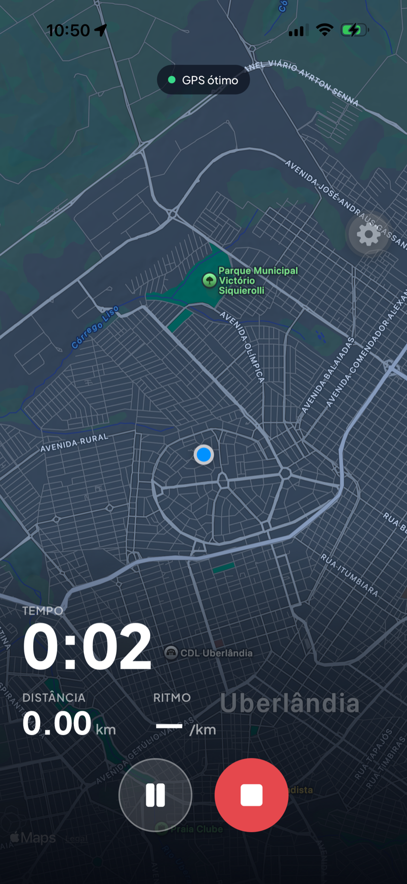Corrida por GPS